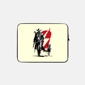 Lone Ghoul And Cub-None-Zippered-Laptop Sleeve-DrMonekers