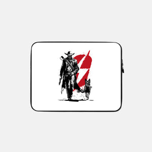 Lone Ghoul And Cub-None-Zippered-Laptop Sleeve-DrMonekers
