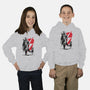 Lone Ghoul And Cub-Youth-Pullover-Sweatshirt-DrMonekers