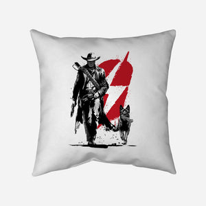 Lone Ghoul And Cub-None-Removable Cover w Insert-Throw Pillow-DrMonekers