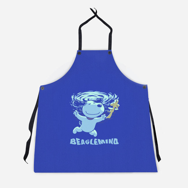 Nevermind Beagle Music-Unisex-Kitchen-Apron-Studio Mootant