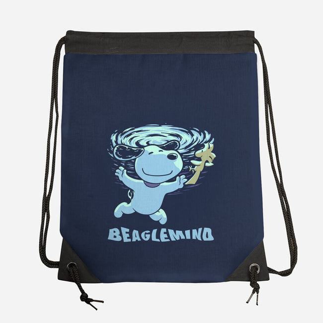 Nevermind Beagle Music-None-Drawstring-Bag-Studio Mootant