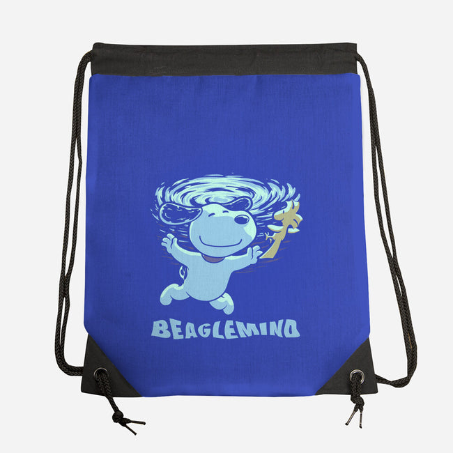 Nevermind Beagle Music-None-Drawstring-Bag-Studio Mootant