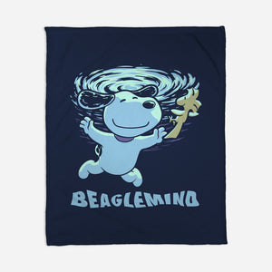 Nevermind Beagle Music-None-Fleece-Blanket-Studio Mootant