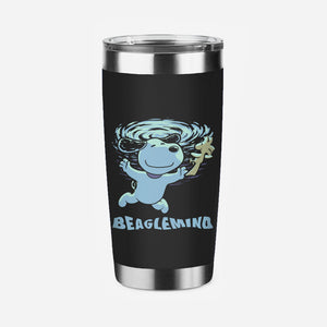 Nevermind Beagle Music-None-Stainless Steel Tumbler-Drinkware-Studio Mootant