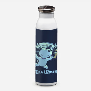 Nevermind Beagle Music-None-Water Bottle-Drinkware-Studio Mootant