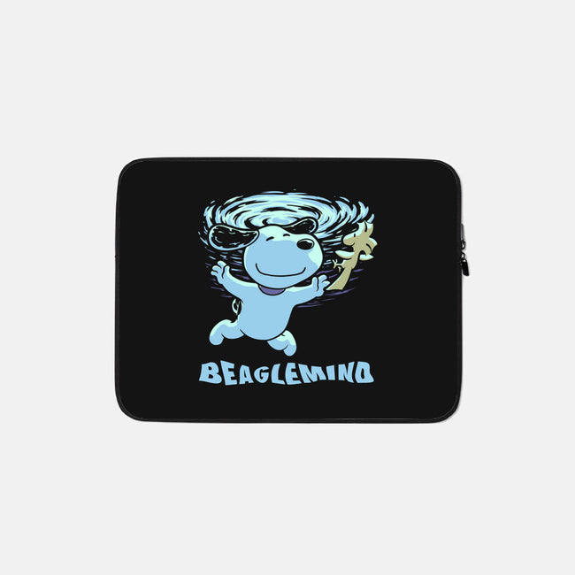 Nevermind Beagle Music-None-Zippered-Laptop Sleeve-Studio Mootant