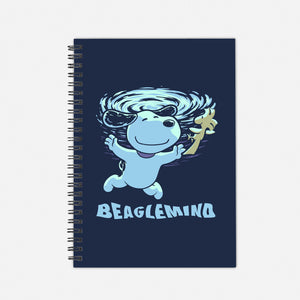 Nevermind Beagle Music-None-Dot Grid-Notebook-Studio Mootant