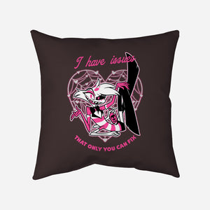 I Have Angel Issues-None-Removable Cover-Throw Pillow-Studio Mootant