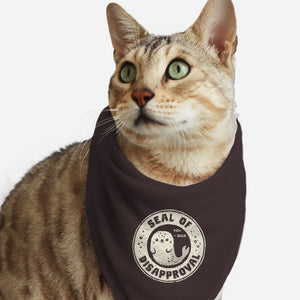 Seal Of Disapproval-Cat-Bandana-Pet Collar-kg07