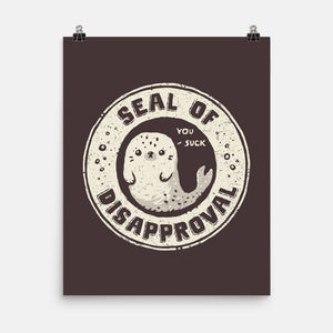 Seal Of Disapproval-None-Matte-Poster-kg07
