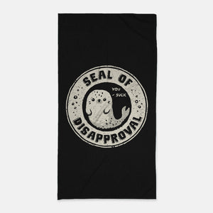 Seal Of Disapproval-None-Beach-Towel-kg07