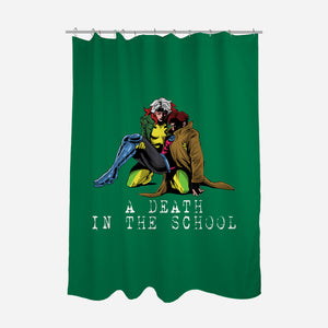 A Death In The School-None-Polyester-Shower Curtain-zascanauta