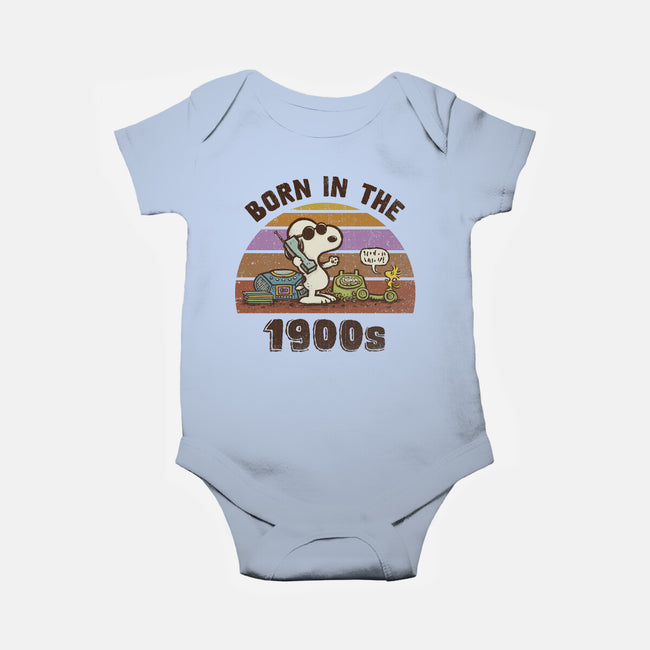 Born In The 1900s-Baby-Basic-Onesie-kg07