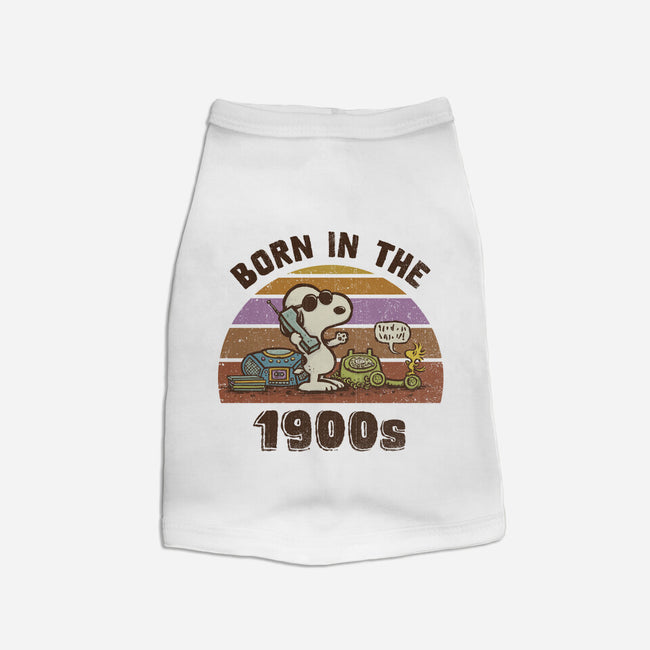 Born In The 1900s-Dog-Basic-Pet Tank-kg07