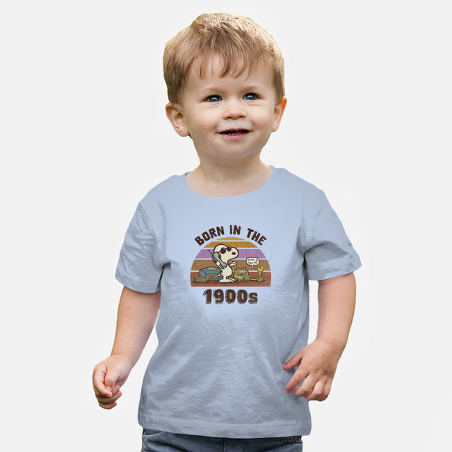 Born In The 1900s-Baby-Basic-Tee-kg07