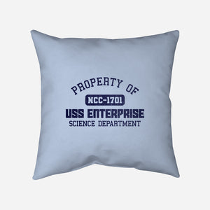 Enterprise Science Department-None-Non-Removable Cover w Insert-Throw Pillow-kg07