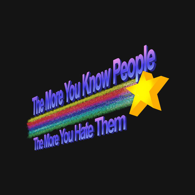 The More You Hate People-iPhone-Snap-Phone Case-NMdesign