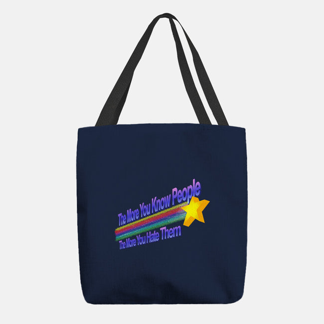 The More You Hate People-None-Basic Tote-Bag-NMdesign