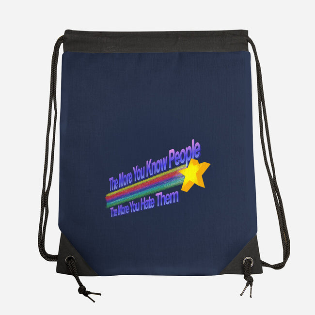 The More You Hate People-None-Drawstring-Bag-NMdesign