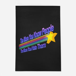 The More You Hate People-None-Outdoor-Rug-NMdesign