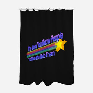 The More You Hate People-None-Polyester-Shower Curtain-NMdesign