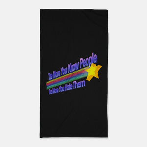 The More You Hate People-None-Beach-Towel-NMdesign