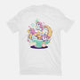 Unicorn Bowl-Womens-Fitted-Tee-eduely