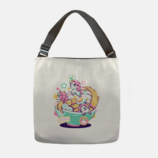 Unicorn Bowl-None-Adjustable Tote-Bag-eduely