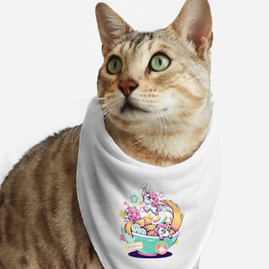 Unicorn Bowl-Cat-Bandana-Pet Collar-eduely