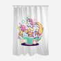 Unicorn Bowl-None-Polyester-Shower Curtain-eduely