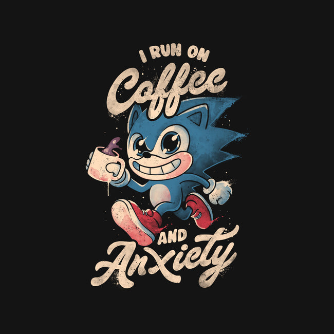 I Run On Coffee And Anxiety-Youth-Pullover-Sweatshirt-eduely