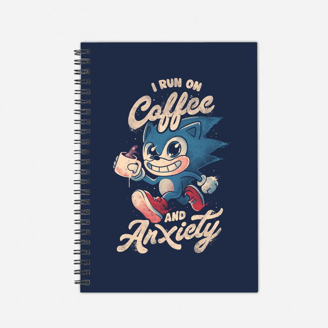 I Run On Coffee And Anxiety-None-Dot Grid-Notebook-eduely