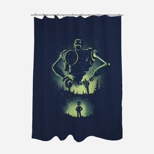 The Iron Hero-None-Polyester-Shower Curtain-retrodivision