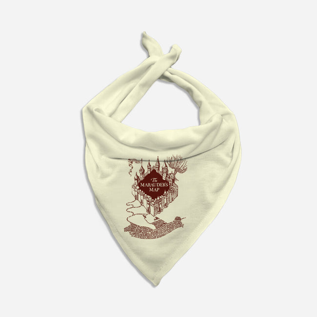 Marauder's Map-Cat-Bandana-Pet Collar-dalethesk8er