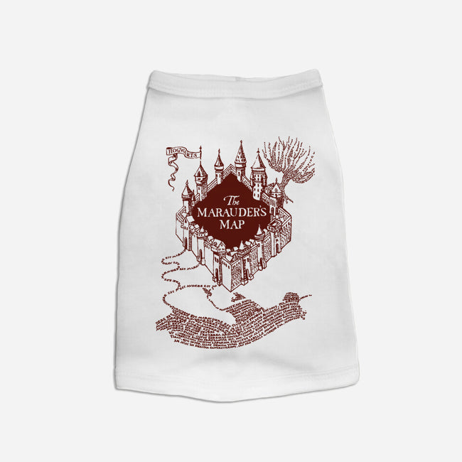 Marauder's Map-Dog-Basic-Pet Tank-dalethesk8er