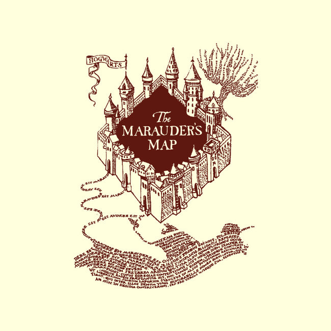 Marauder's Map-None-Drawstring-Bag-dalethesk8er