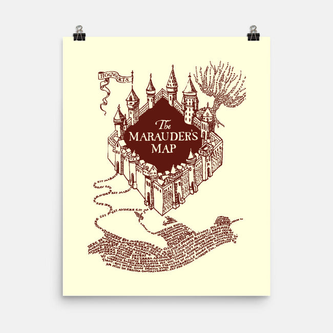 Marauder's Map-None-Matte-Poster-dalethesk8er