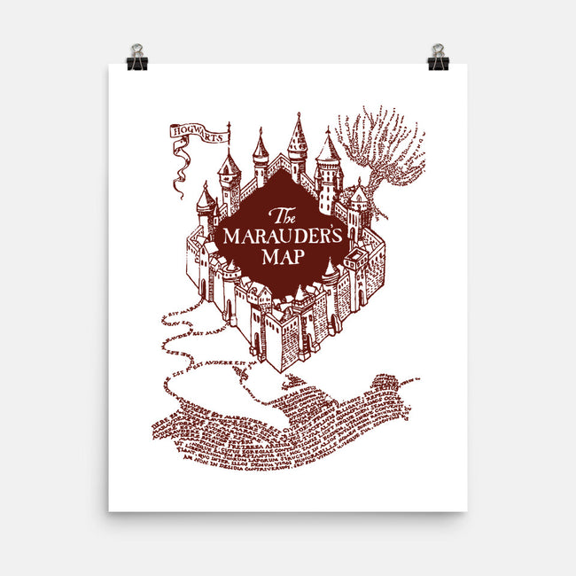 Marauder's Map-None-Matte-Poster-dalethesk8er