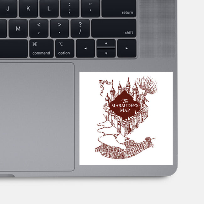 Marauder's Map-None-Glossy-Sticker-dalethesk8er