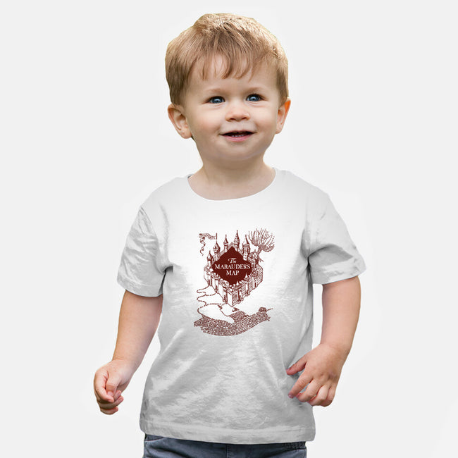 Marauder's Map-Baby-Basic-Tee-dalethesk8er