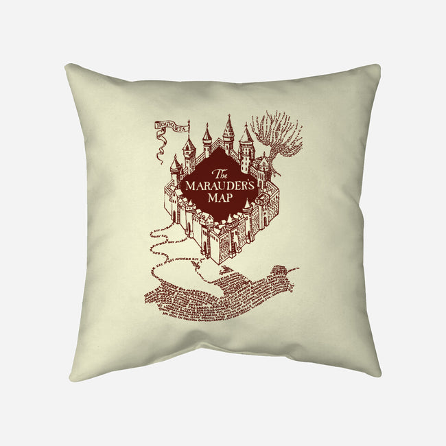 Marauder's Map-None-Non-Removable Cover w Insert-Throw Pillow-dalethesk8er