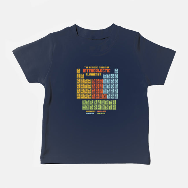 The Periodic Table Of Intergalactic Elements-Baby-Basic-Tee-kg07