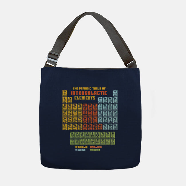 The Periodic Table Of Intergalactic Elements-None-Adjustable Tote-Bag-kg07