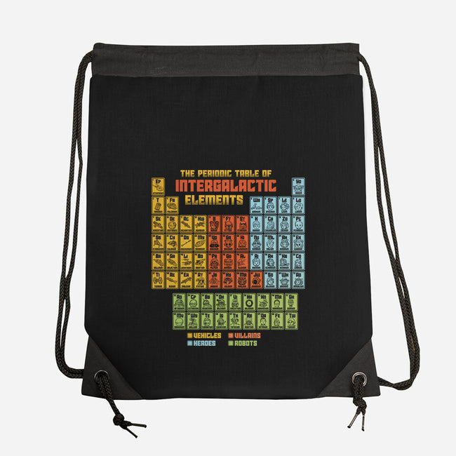 The Periodic Table Of Intergalactic Elements-None-Drawstring-Bag-kg07