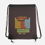 The Periodic Table Of Intergalactic Elements-None-Drawstring-Bag-kg07