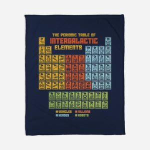 The Periodic Table Of Intergalactic Elements-None-Fleece-Blanket-kg07
