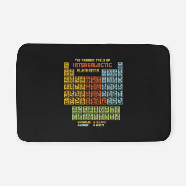 The Periodic Table Of Intergalactic Elements-None-Memory Foam-Bath Mat-kg07