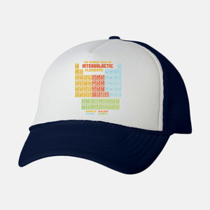 The Periodic Table Of Intergalactic Elements-Unisex-Trucker-Hat-kg07