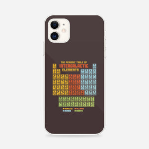The Periodic Table Of Intergalactic Elements-iPhone-Snap-Phone Case-kg07